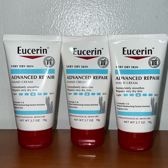 Eucerin Other - 3 Eucerin Advanced Repair Hand Cream